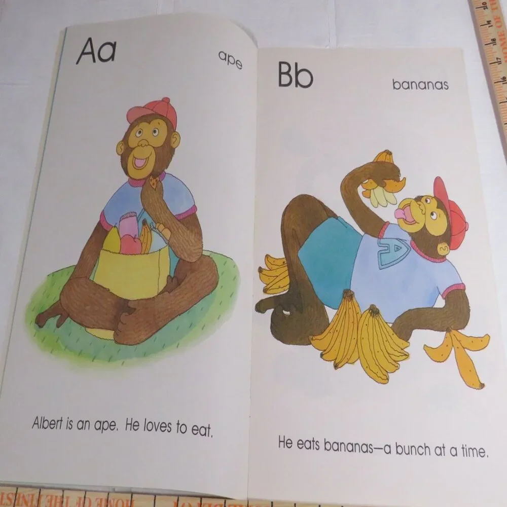 Here Comes Hungry Albert Alphabet BIG BOOK (almost 2 feet tall) Classroom
